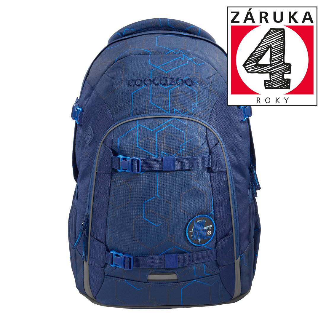 coocazoo školní batoh JOKER, Blue Motion, certifikát AGR
