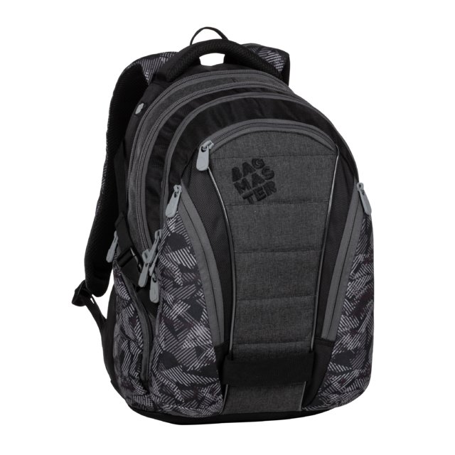 Studentský batoh BAG 20 A GRAY/BLACK