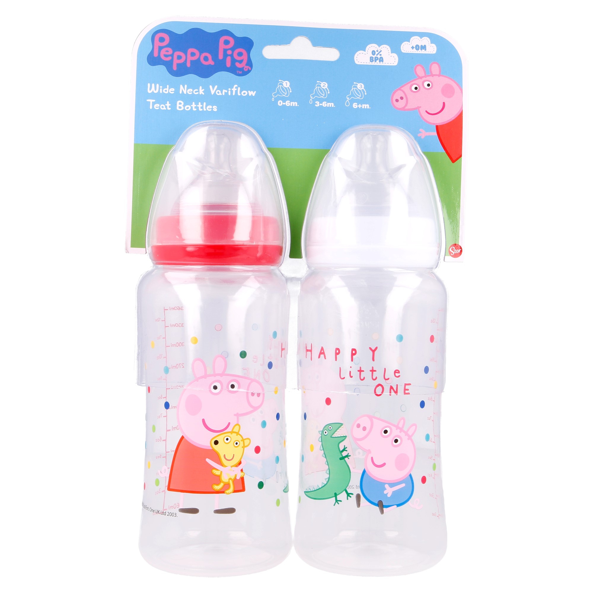 Stor Set kojeneckých lahví Peppa Pig 2ks