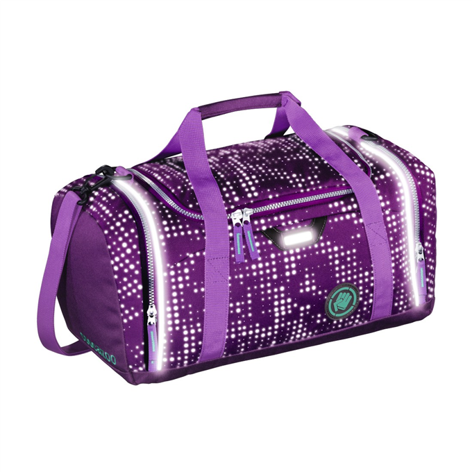 Sportovní taška SporterPorter, Purple Galaxy reflexní