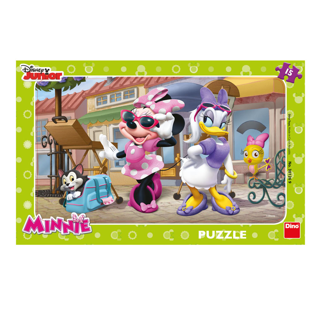 Minnie na montmartru 15 deskové puzzle