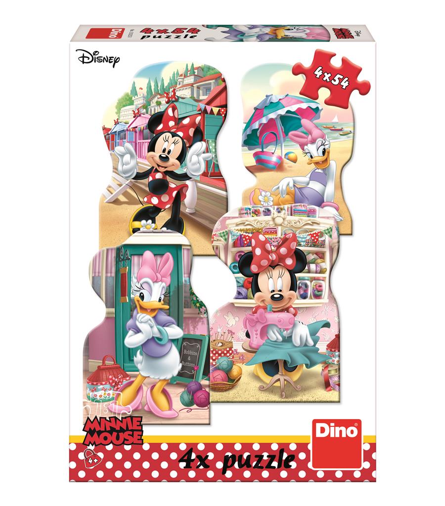 Minnie a Daisy v létě 4x54 puzzle nové