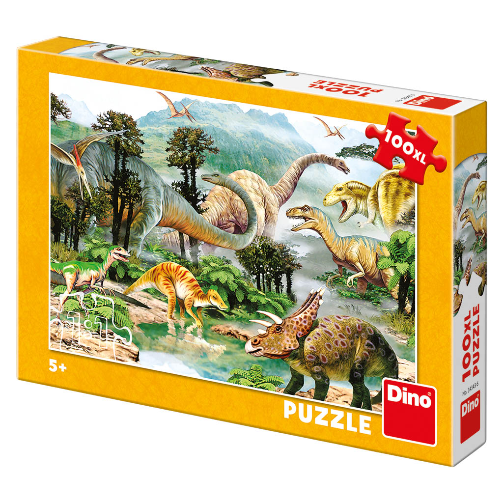 Život dinosaurů 100xl puzzle nové
