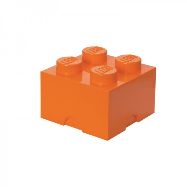 LEGO úložný box 4 250 x 250 x 180 mm - oranžová