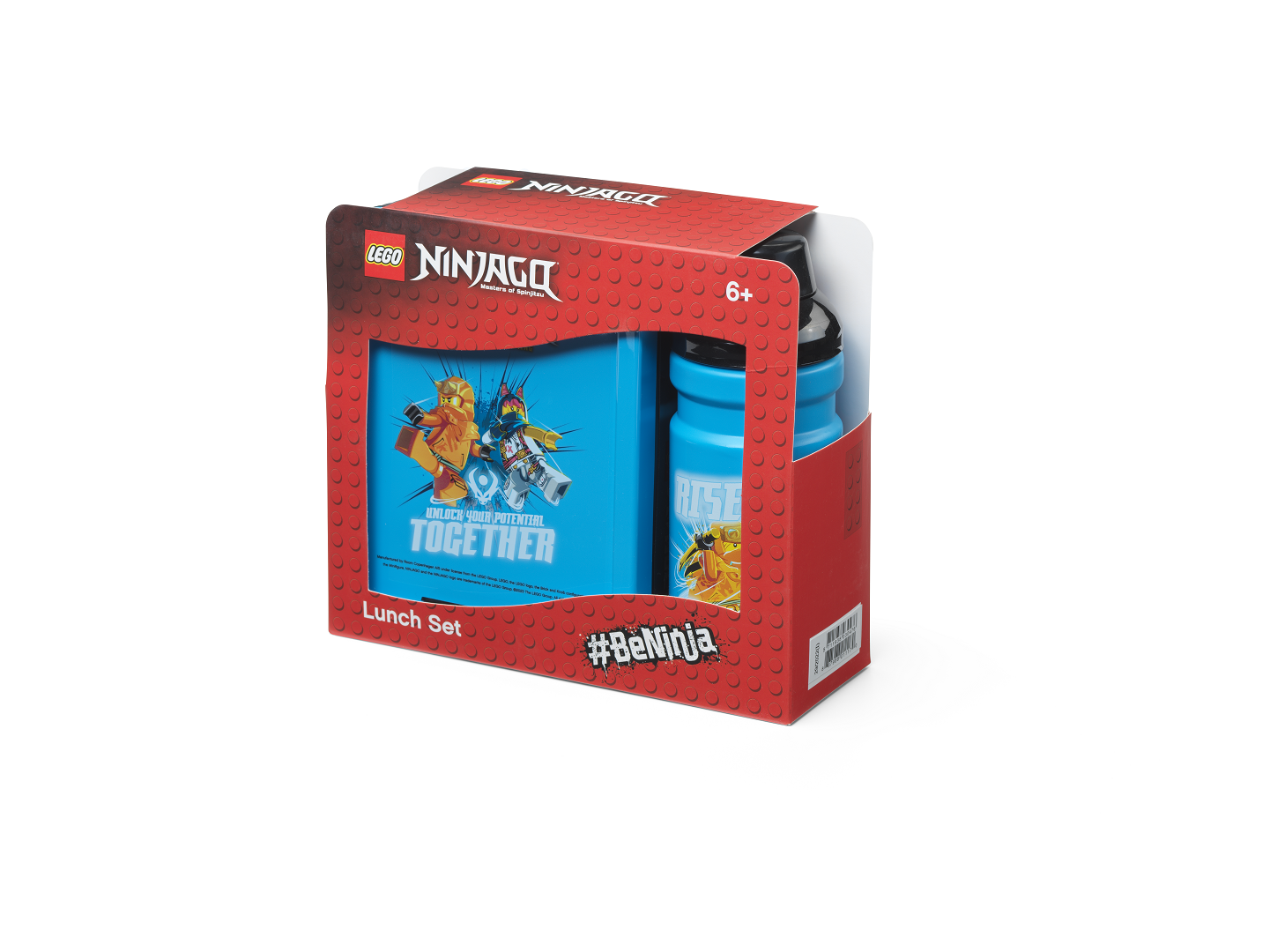 LEGO Ninjago svačinový set (láhev a box) - modrá