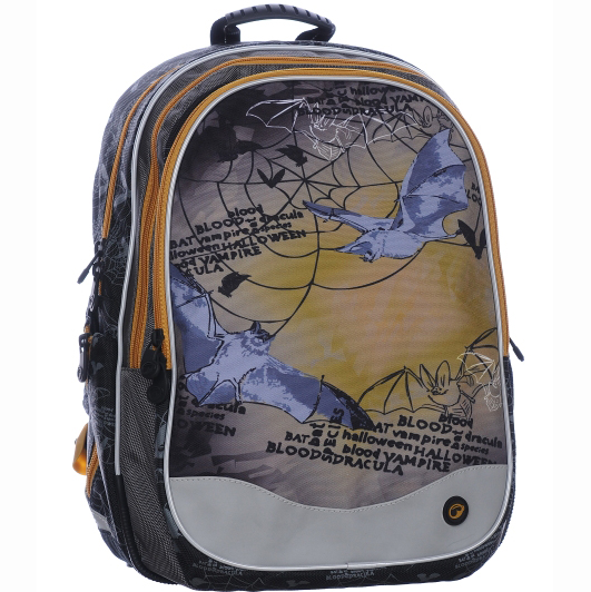 Bagmaster prostorný tříkomorový školní batoh