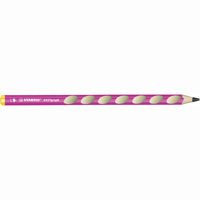 STABILO® EASYgraph L HB růžová ergonomicky tvarovaná grafitová tužka