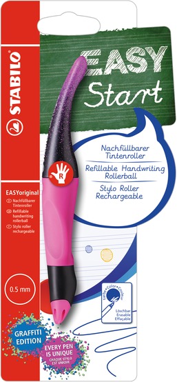 Stabilo EASYoriginal Graffiti Edition R magenta ergonomicky tvarovaný roller speciálně pro praváky