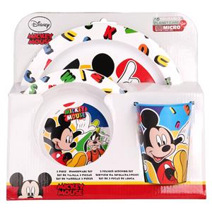 Stor Dětská jídelní sada Micro Mickey 3ks